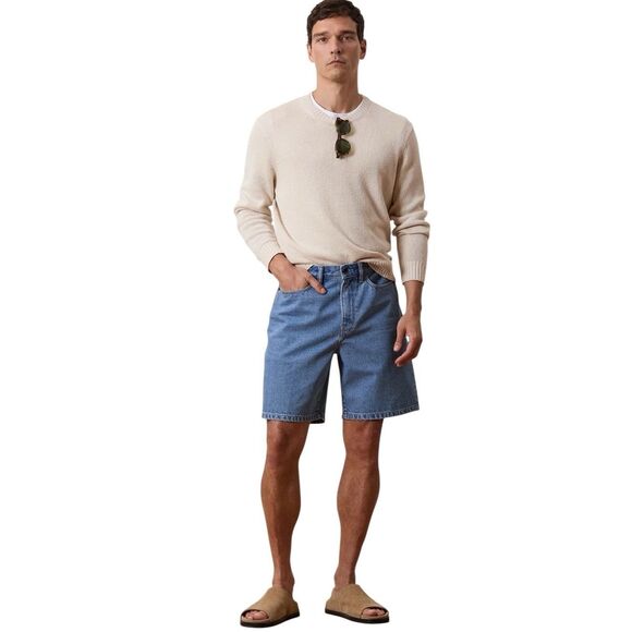 TODD SNYDER LINEN CREWNECK SWEATER in Bisque NWT Size XXL - Picture 3 of 10